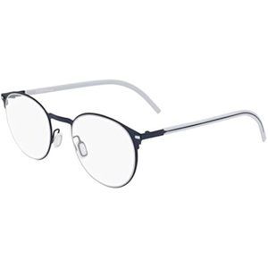 NEW FLEXON B2075 412 Navy Flexible Titanium Eyeglasses 49mm with Flexon Case